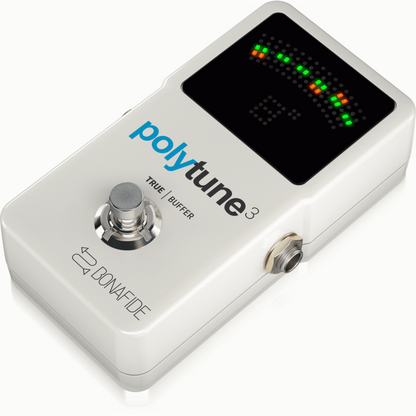 TC Electronic Polytune 3 Ultra-Compact Polyphonic Tuner with Multiple Tuning Modes and Built-In Bonafide Buffer — view 3