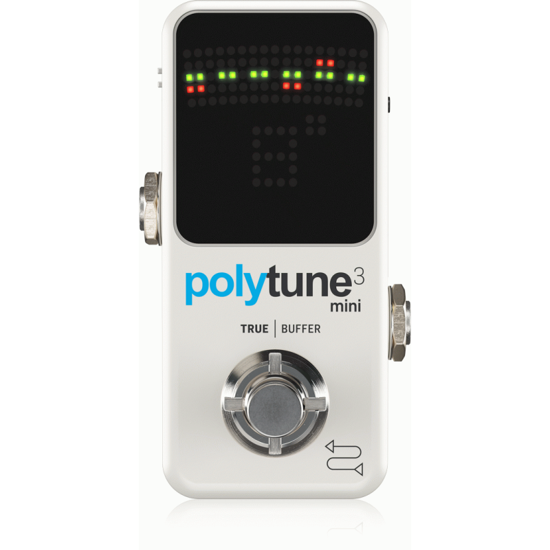 TC Electronic Polytune 3 Mini Polyphonic Tuner with Multiple Tuning Modes and Built-In Bonafide Buffer