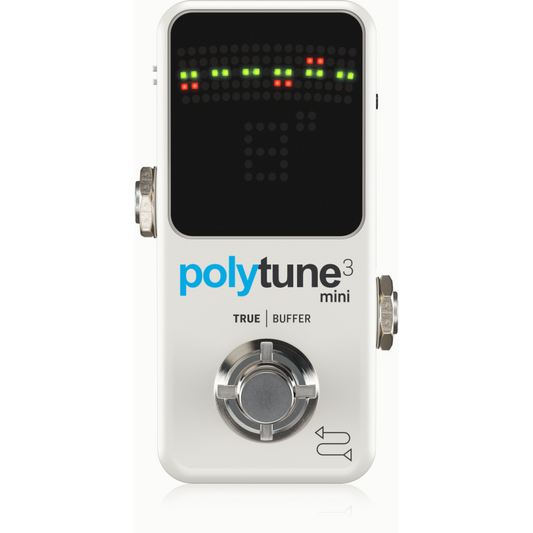 TC Electronic Polytune 3 Mini Polyphonic Tuner with Multiple Tuning Modes and Built-In Bonafide Buffer