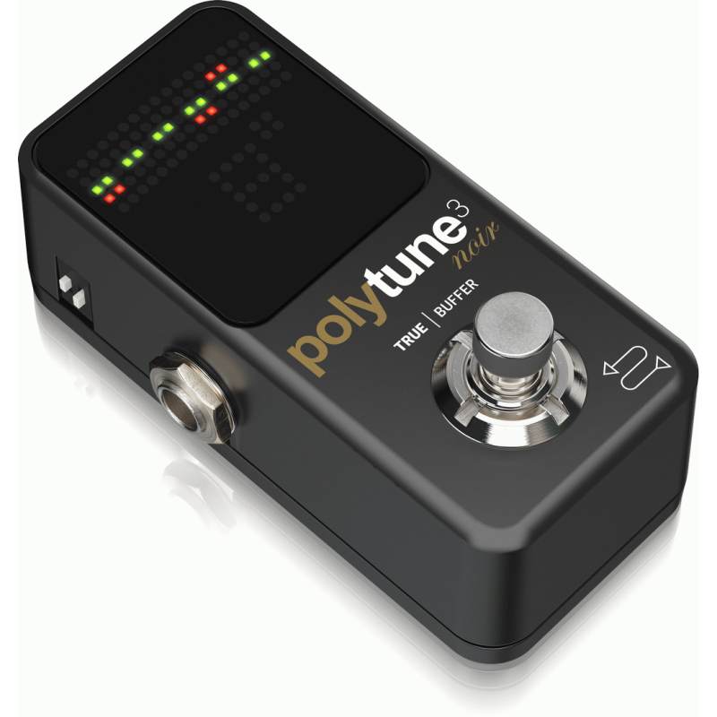 TC Electronic Polytune 3 Noir Polyphonic Tuner with Multiple Tuning Modes and Built-In Buffer — view 2