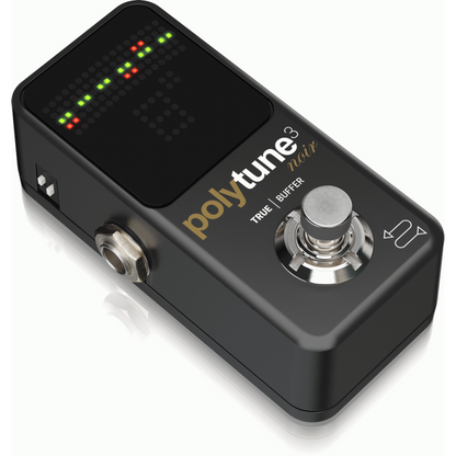 TC Electronic Polytune 3 Noir Polyphonic Tuner with Multiple Tuning Modes and Built-In Buffer — view 2