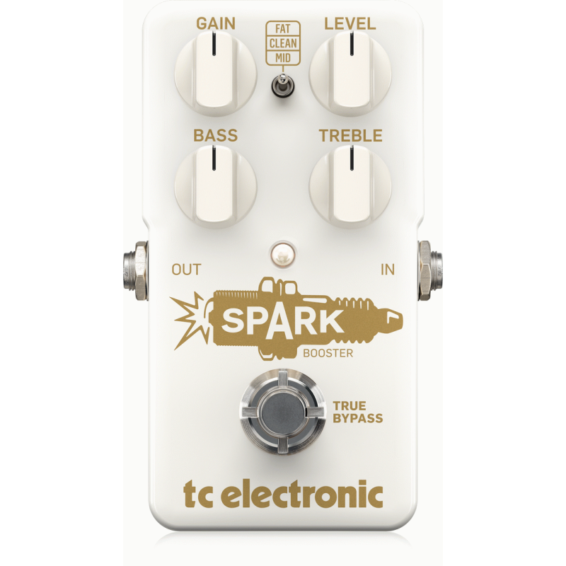 TC Electronic Spark Booster Pedal with Gain Control and Active EQ