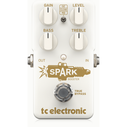 TC Electronic Spark Booster Pedal with Gain Control and Active EQ