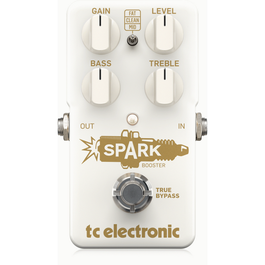 TC Electronic Spark Booster Pedal with Gain Control and Active EQ