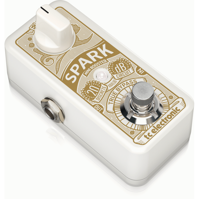TC Electronic Spark Mini Booster Pedal - Ultra-Compact, PrimeTime Switching, Fully Analog Design — view 2