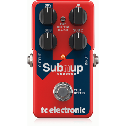 TC Electronic Sub 'N' Up Octaver Pedal with Monophonic Octaver and TonePrint Technology