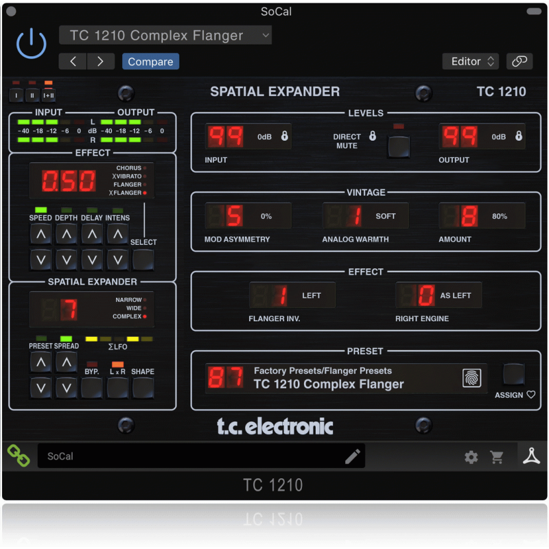 TC Electronic TC1210-DT Spatial Expander Plug-in with Hardware Controller and Presets