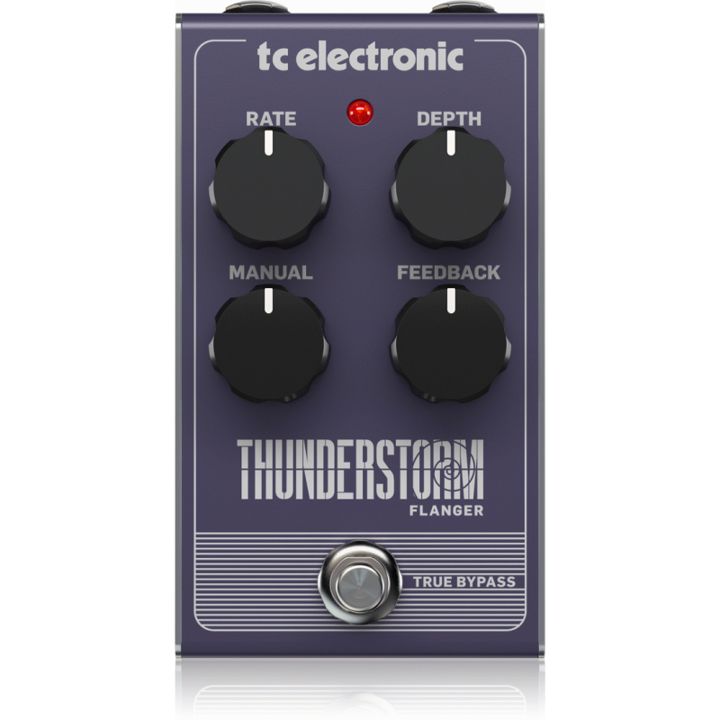 TC Electronic Thunderstorm Flanger Vintage-Style Pedal Analog Bucket-Brigade Circuit