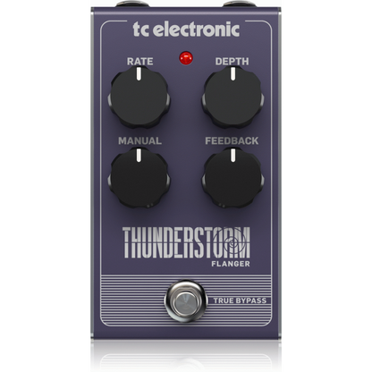 TC Electronic Thunderstorm Flanger Vintage-Style Pedal Analog Bucket-Brigade Circuit