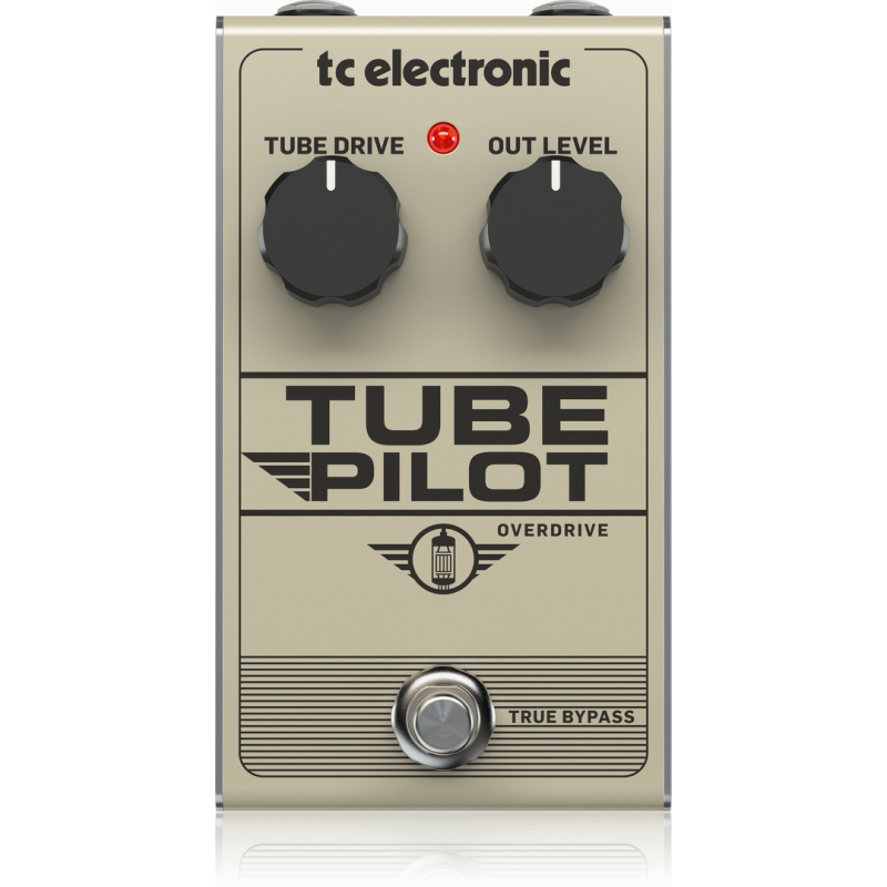 TC Electronic Tube Pilot Overdrive Pedal with 12AX7 Tube