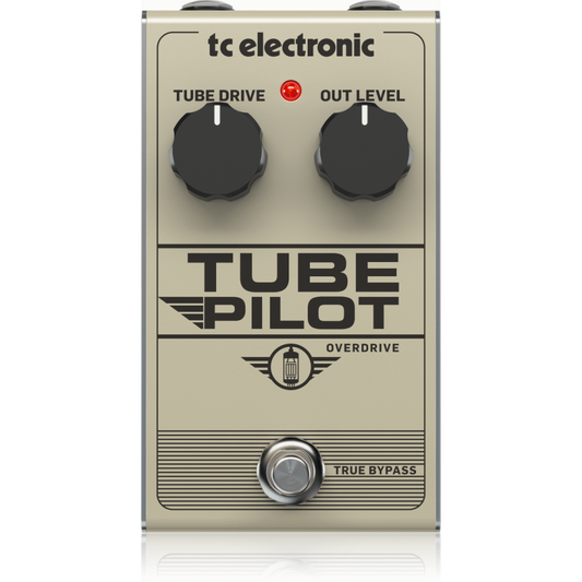 TC Electronic Tube Pilot Overdrive Pedal with 12AX7 Tube