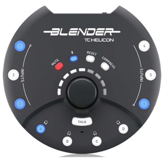 TC Helicon Blender Portable 12x8 Stereo Mixer w/ USB