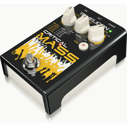 TC Helicon Critical Mass Studio Vocal Stompbox for Large Group Sound Effects — view 3