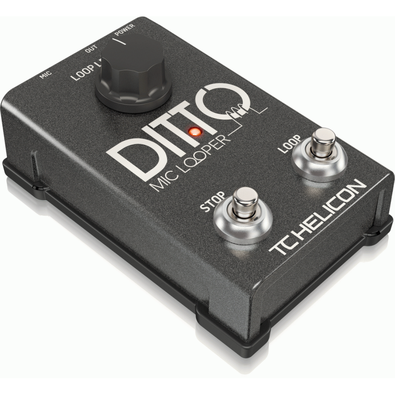 TC Helicon Ditto Mic Looper Vocal and Acoustic Instrument Pedal — view 2
