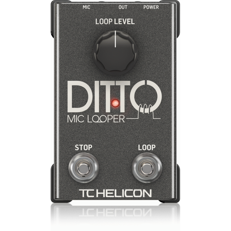 TC Helicon Ditto Mic Looper Vocal and Acoustic Instrument Pedal
