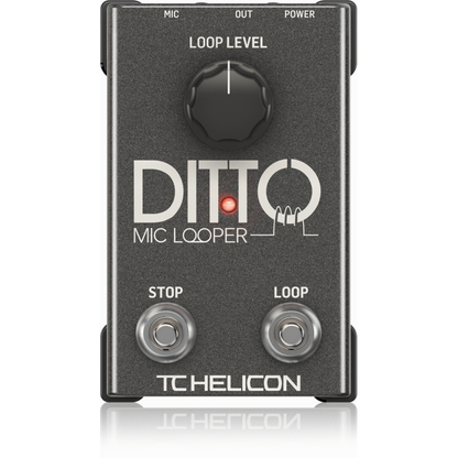 TC Helicon Ditto Mic Looper Vocal and Acoustic Instrument Pedal