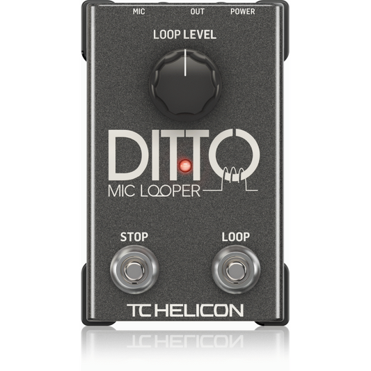 TC Helicon Ditto Mic Looper Vocal and Acoustic Instrument Pedal