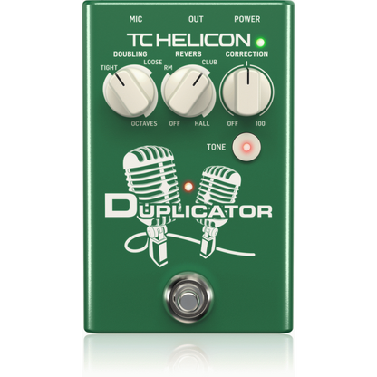 TC Helicon Duplicator Vocal Effects Stompbox with Doubling, Reverb and Pitch Correction