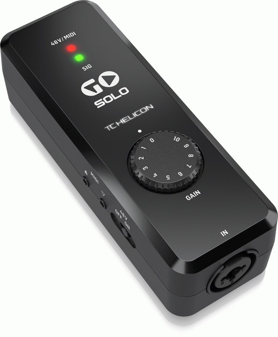 TC Helicon Go Solo HD Audio Midi Interface — view 2
