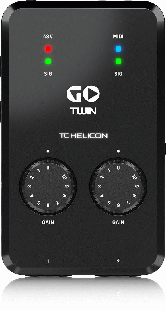 TC Helicon Go Twin HD 2-Channel Audio Midi Interface