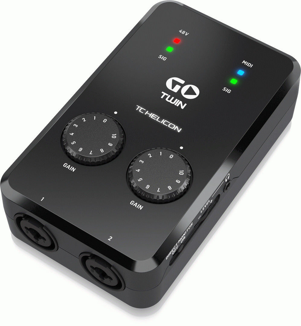 TC Helicon Go Twin HD 2-Channel Audio Midi Interface — view 3
