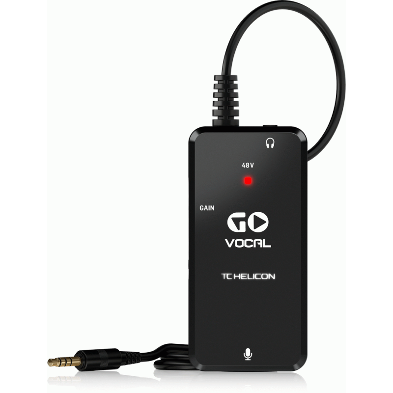 TC Helicon Go Vocal Microphone Preamp for Mobile Devices