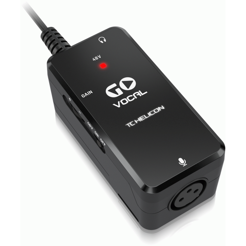 TC Helicon Go Vocal Microphone Preamp for Mobile Devices — view 2