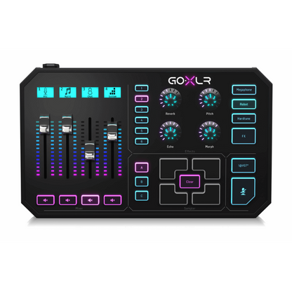 TC Helicon GOXLR Online Broadcaster Platform with 4-Channel Mixer, Motorized Faders, Sound Board and Vocal Effects — view 2