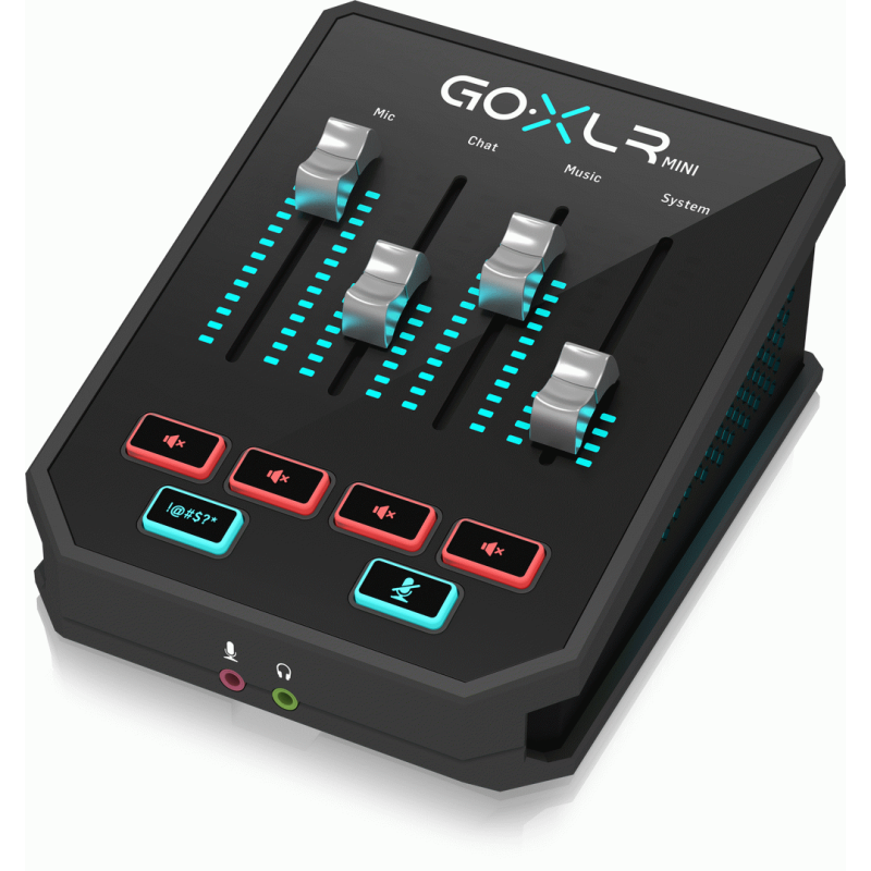 TC Helicon GOXLR Mini Online Broadcast Mixer with USB Audio Interface and Midas Preamp — view 4