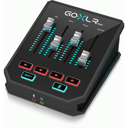 TC Helicon GOXLR Mini Online Broadcast Mixer with USB Audio Interface and Midas Preamp — view 4