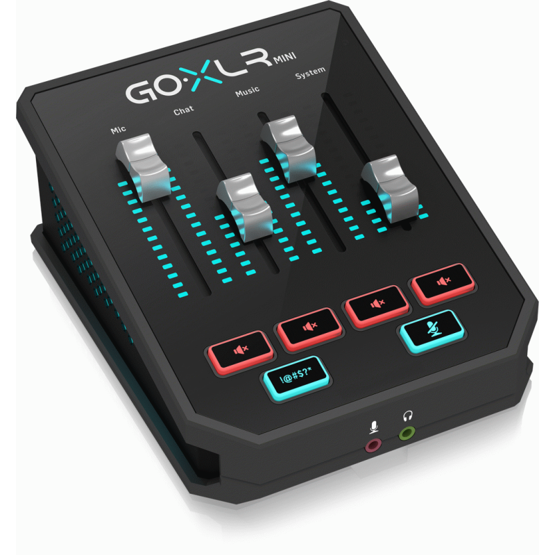 TC Helicon GOXLR Mini Online Broadcast Mixer with USB Audio Interface and Midas Preamp — view 3