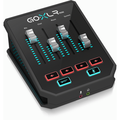TC Helicon GOXLR Mini Online Broadcast Mixer with USB Audio Interface and Midas Preamp — view 3