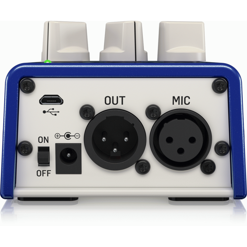 TC Helicon Harmony Singer 2 - Battery-Powered Vocal Effects Stompbox with Guitar-Controlled Harmony, Reverb and Tone — view 4