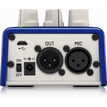 TC Helicon Harmony Singer 2 - Battery-Powered Vocal Effects Stompbox with Guitar-Controlled Harmony, Reverb and Tone — view 4