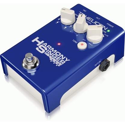 TC Helicon Harmony Singer 2 - Battery-Powered Vocal Effects Stompbox with Guitar-Controlled Harmony, Reverb and Tone — view 3