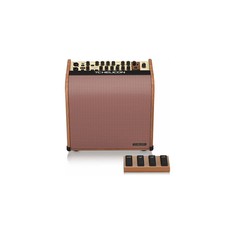TC Helicon Harmony V60 60W Acoustic Amplifier with Vocal Processing, Looper, Dual Concentric Speaker and Footswitch