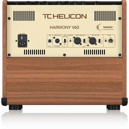 TC Helicon Harmony V60 60W Acoustic Amplifier with Vocal Processing, Looper, Dual Concentric Speaker and Footswitch — view 4