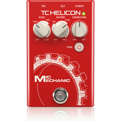 TC Helicon Mic Mechanic 2 Vocal Effects Stompbox with Reverb, Echo, Pitch Correction
