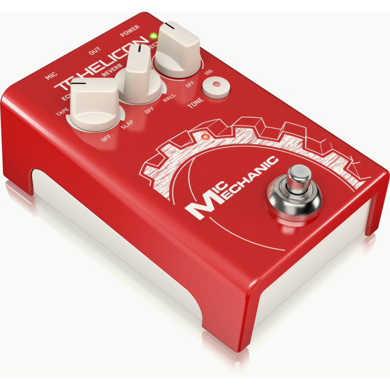 TC Helicon Mic Mechanic 2 Vocal Effects Stompbox with Reverb, Echo, Pitch Correction — view 2