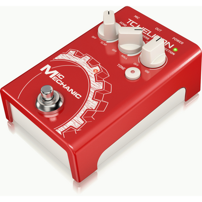 TC Helicon Mic Mechanic 2 Vocal Effects Stompbox with Reverb, Echo, Pitch Correction — view 3