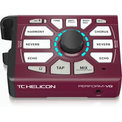 TC Helicon Perform-VG Burgundy Vocal and Acoustic Guitar Processor — view 2