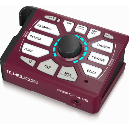 TC Helicon Perform-VG Burgundy Vocal and Acoustic Guitar Processor — view 4