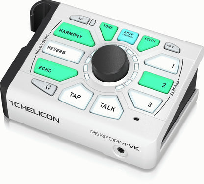 TC Helicon Perform-VK Mic Stand Mount Vocal Processor w/ Effects White — view 4