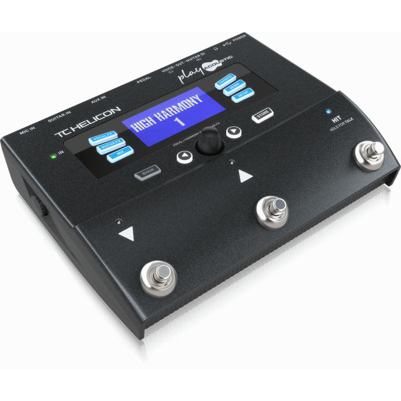 TC Helicon Play Acoustic Vocal Processor Pedal with BodyRez and Looping — view 2