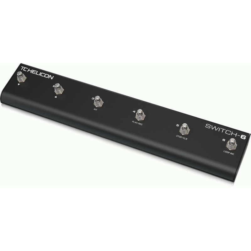 TC Helicon Switch-6 Sturdy 6-Switch Accessory Pedal for Effects Control — view 3