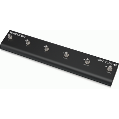 TC Helicon Switch-6 Sturdy 6-Switch Accessory Pedal for Effects Control — view 3
