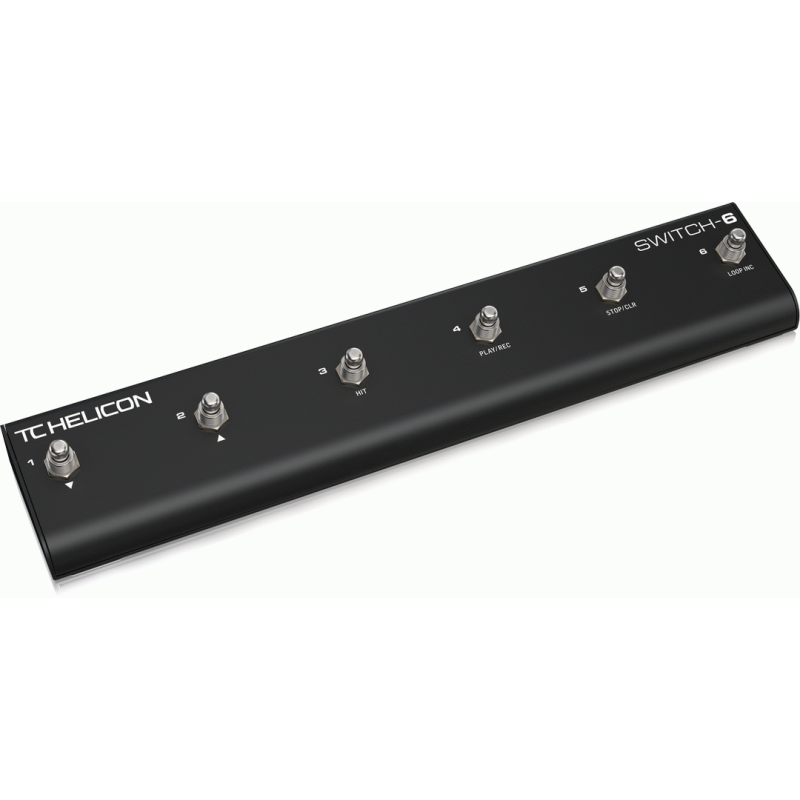 TC Helicon Switch-6 Sturdy 6-Switch Accessory Pedal for Effects Control — view 2