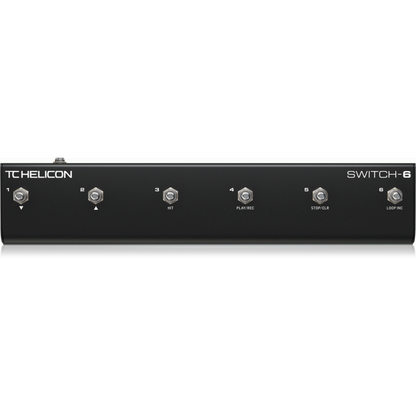 TC Helicon Switch-6 Sturdy 6-Switch Accessory Pedal for Effects Control