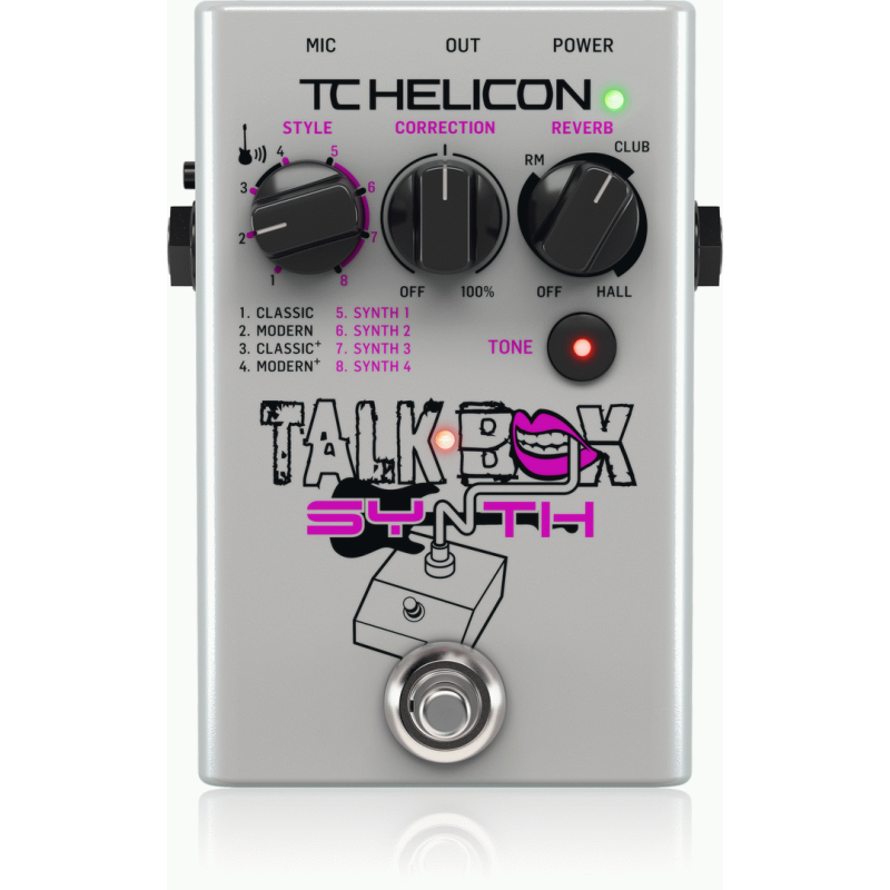 Tc Helicon Talkbox Synth Pedal for Guitar Effects and Vocal Tone Polishing