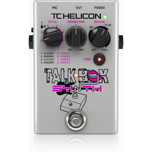 Tc Helicon Talkbox Synth Pedal for Guitar Effects and Vocal Tone Polishing